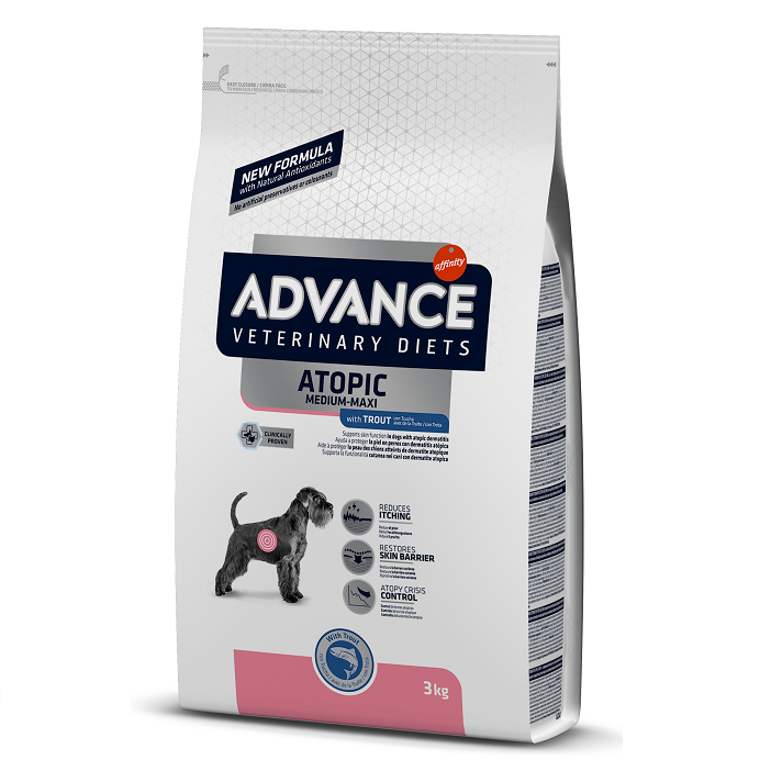 Hrana pentru caini cu afectiuni dermatologice-Advance Atopic/Derma Care 3kg