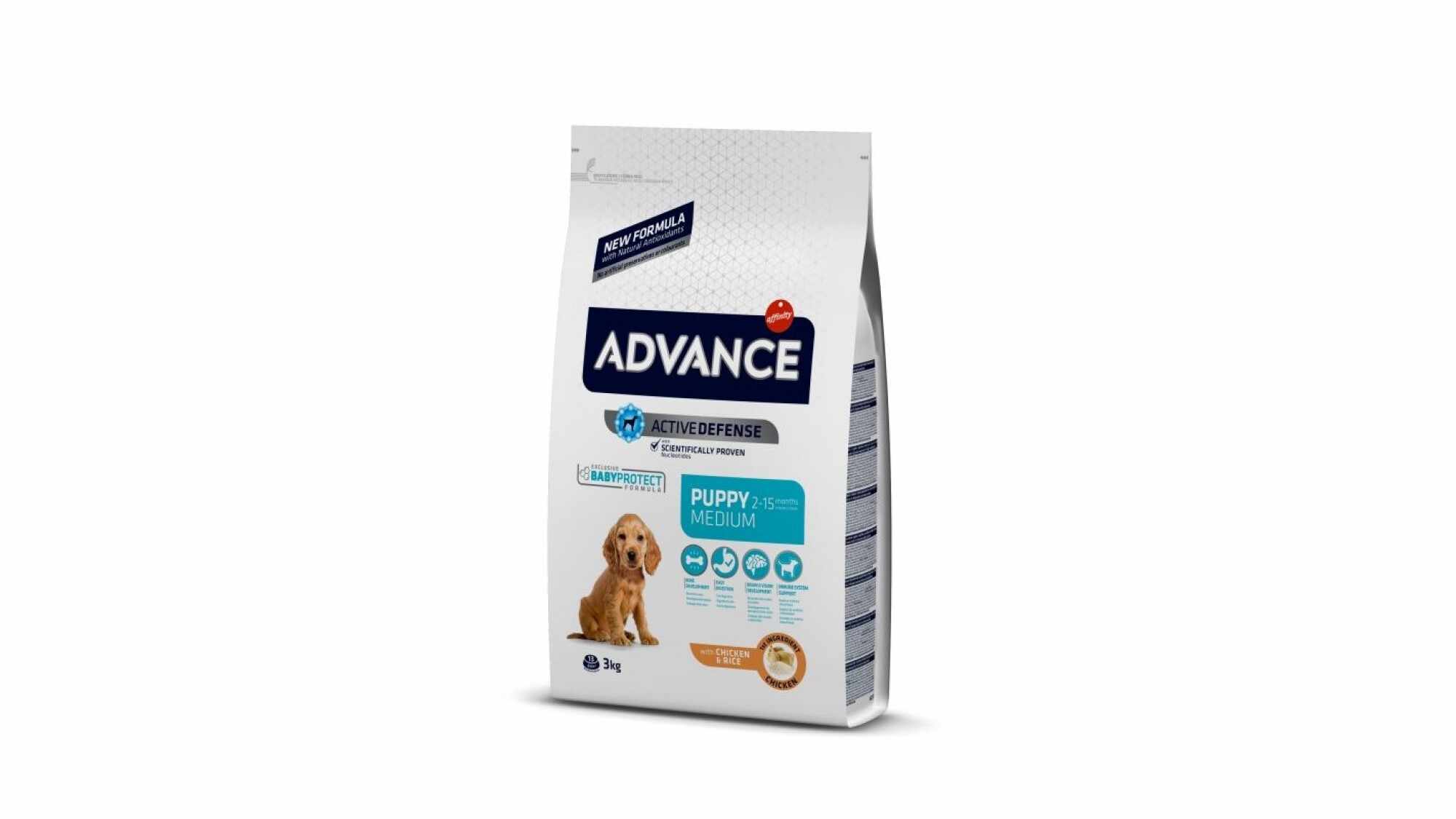 Hrana pentru pui de catei de talie medie - Advance Dog Medium Puppy Protect 3 kg