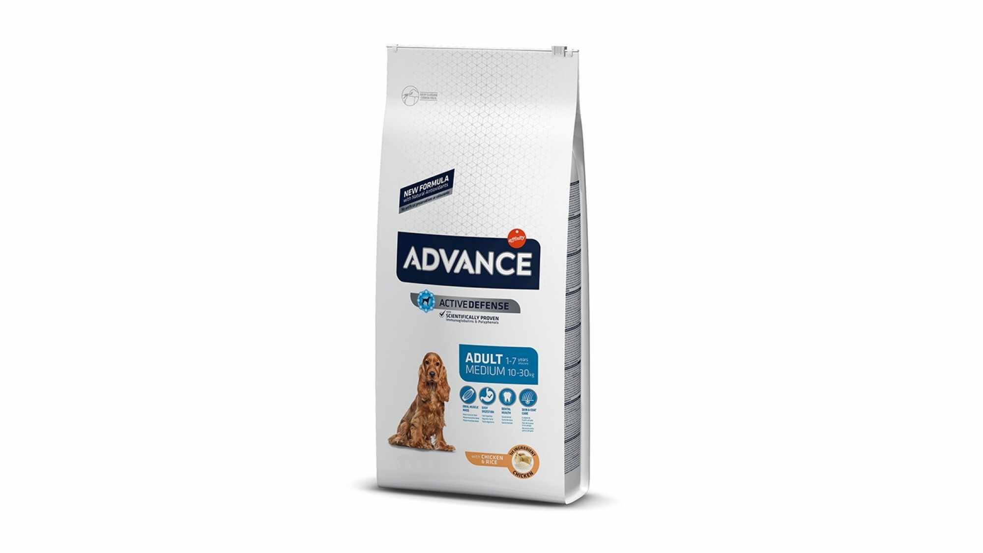 Hrana uscata pentru caini adulti de talie medie- Advance Dog Medium Adult 3kg
