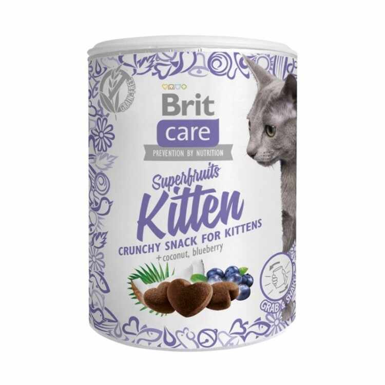 Recompensa Brit Care Cat Snack Superfruits Kitten, 100 g