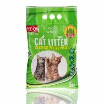 ENVIRO NATURALS Cat Litter, asternut ecologic zeolit pisici, pădure, 5kg