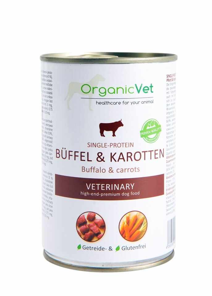 OrganicVet Veterinary, vita si morcovi, 400 g