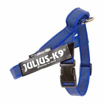 JULIUS-K9 IDC Color & Gray, ham bandă câini, S, 7-15kg, albastru
