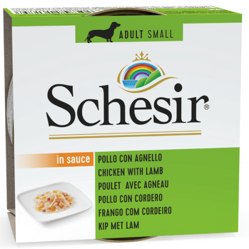 Schesir Dog Adult Small Pui/ Miel, 85 g
