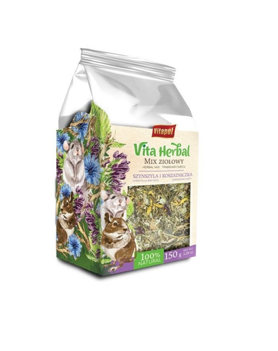 VITAPOL Mix plante de gradina pentru iepuri si rozatoare 150 g