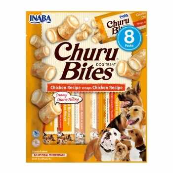 CHURU Bites, Pui, recompense fără cereale câini, 12g x 8
