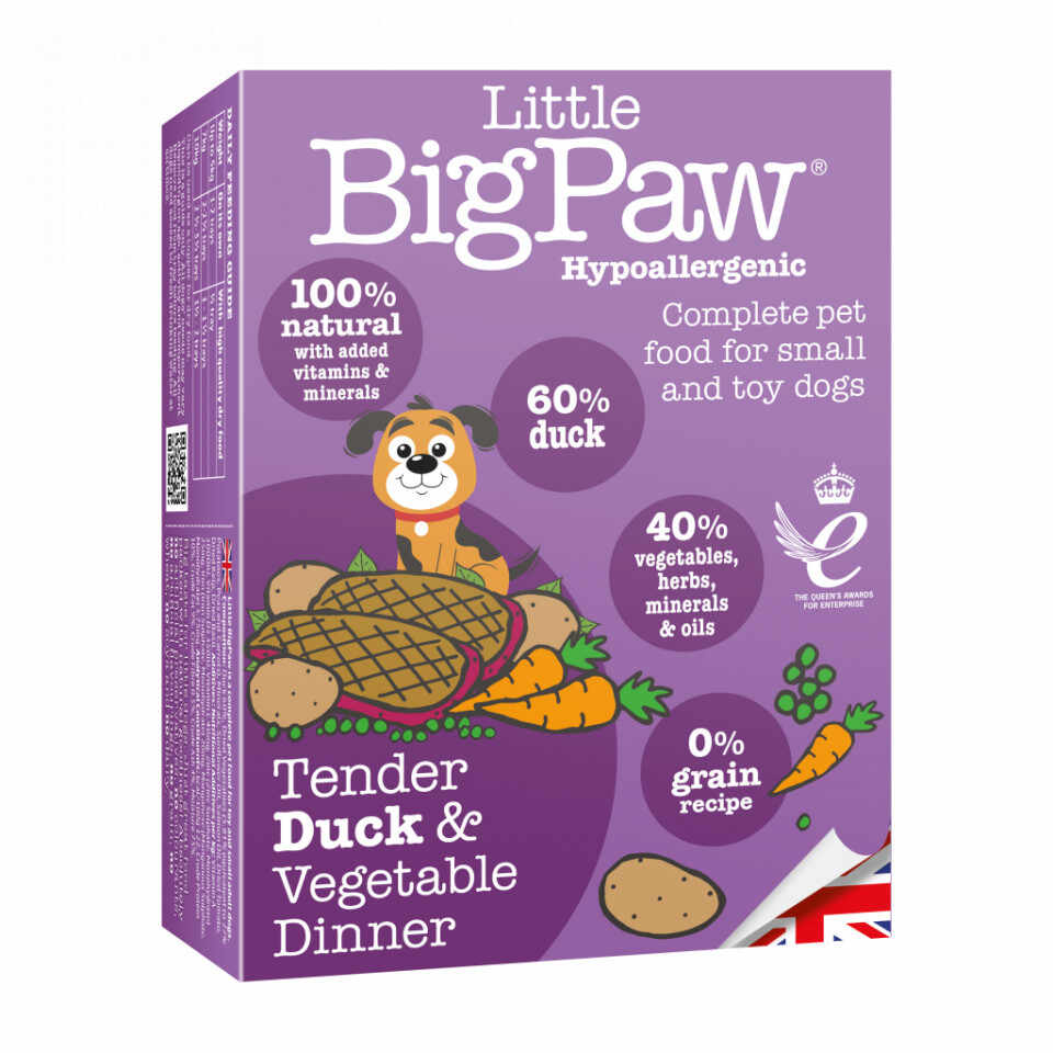 Little BigPaw Tender Duck Vegetable Dinner Hypoallergenic 150g