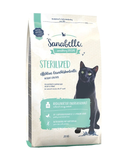 BOSCH Sanabelle sterilized Hrana uscata pisici sterlizate, cu pui 2 kg
