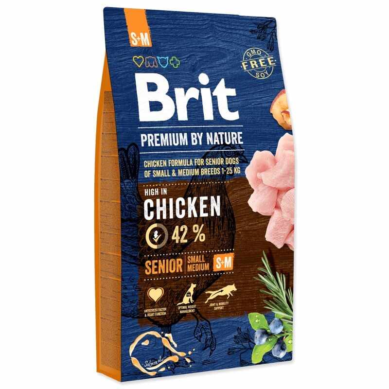Brit Premium by Nature Senior S plus M, 15 kg