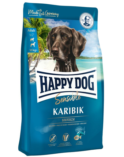 HAPPY DOG Supreme Karibik hrana uscat caini adulti cu alergii si intolerante alimentare 4 kg