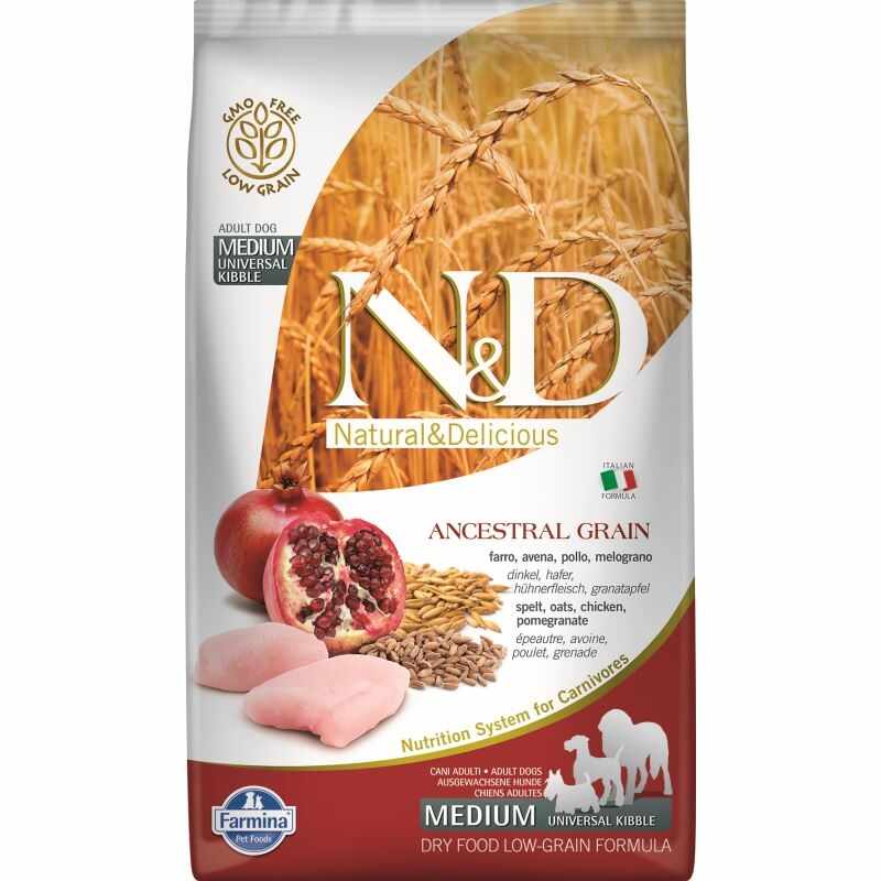 N&D Dog Lg Chicken & Pomegranate Adult Medium 2.5 Kg