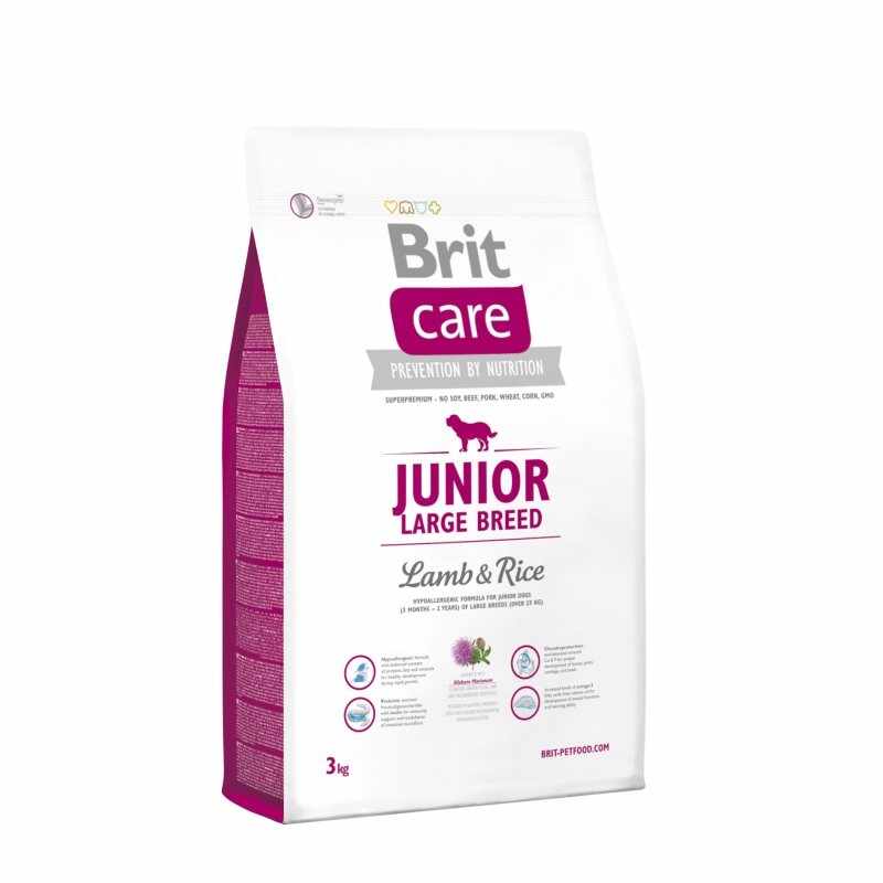 Brit Care Junior Large Breed Lamb & Rice, 3 kg