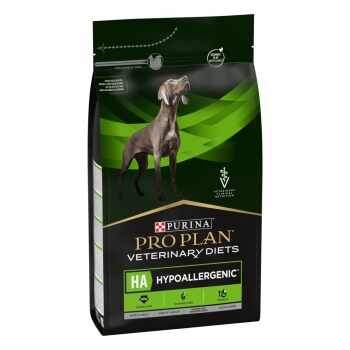 PURINA Pro Plan Veterinary Diets Hypoallergenic, dietă veterinară câini, hrană uscată, afecțiuni digestive și dermatologice, 3kg