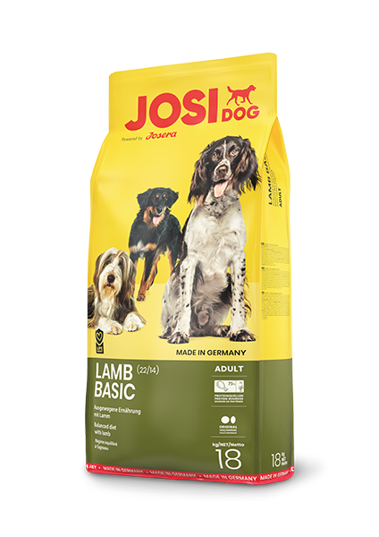 JosiDog Lamb Basic, 18 kg
