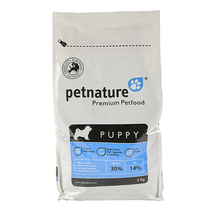 Petnature Puppy, hrana uscata premium, 3 kg