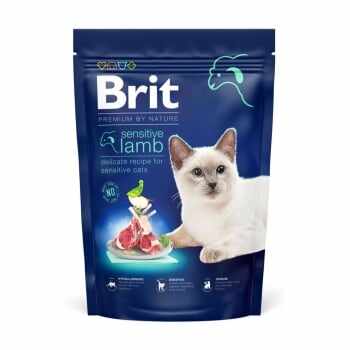 BRIT Premium by Nature Sensitive, Miel, hrană uscată pisici, sensibilități digestive, 800g