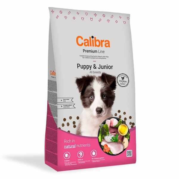 Calibra Dog Premium Puppy & Junior, 12 kg