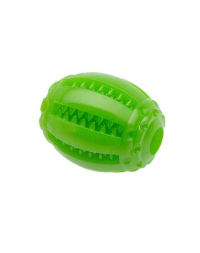 COMFY Jucărie Mint Dental rugby verde 8x6,5 cm
