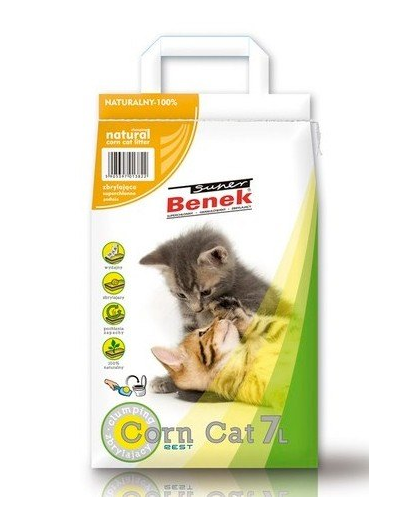 BENEK Super Corn Cat Asternut pentru litiera 14 l x 2 (28 l)