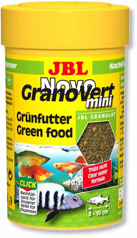 Hrana granule pentru erbivori JBL NovoGranoVert mini 100 ml Refill