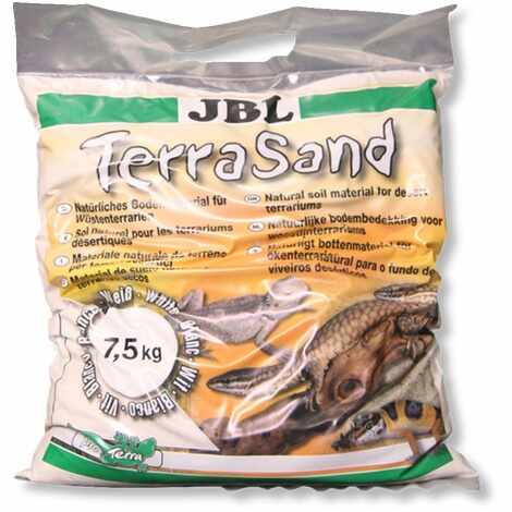 JBL Substrat pentru terarii TerraSand White 7,5 kg