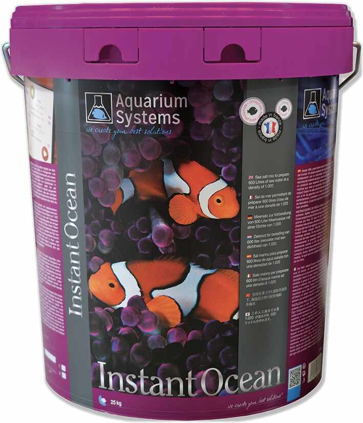 Aquarium Systems - Sare marina Instant Ocean 25Kg, galeata