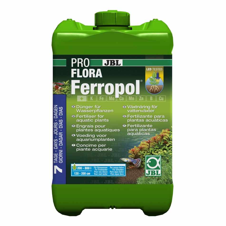 Fertilizant lichid JBL Ferropol 5 l pentru 20000 l