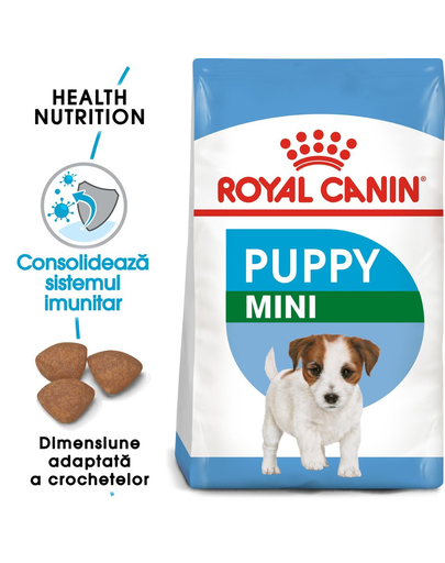ROYAL CANIN Mini Puppy/Junior hrana uscata caine junior 8 kg + Mini puppy hrana umeda 12x85 g