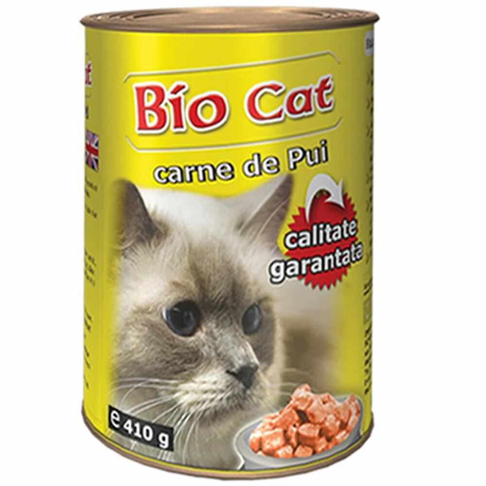 Hrana Umeda Pentru Pisici Biocat Pui 410 Gr (24/ Bax)