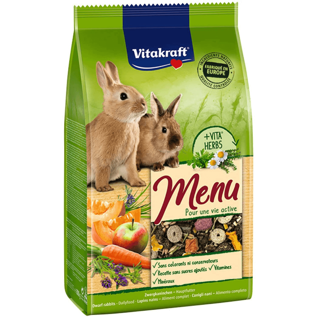 Hrana pentru iepuri Vitakraft Premium Menu 500G