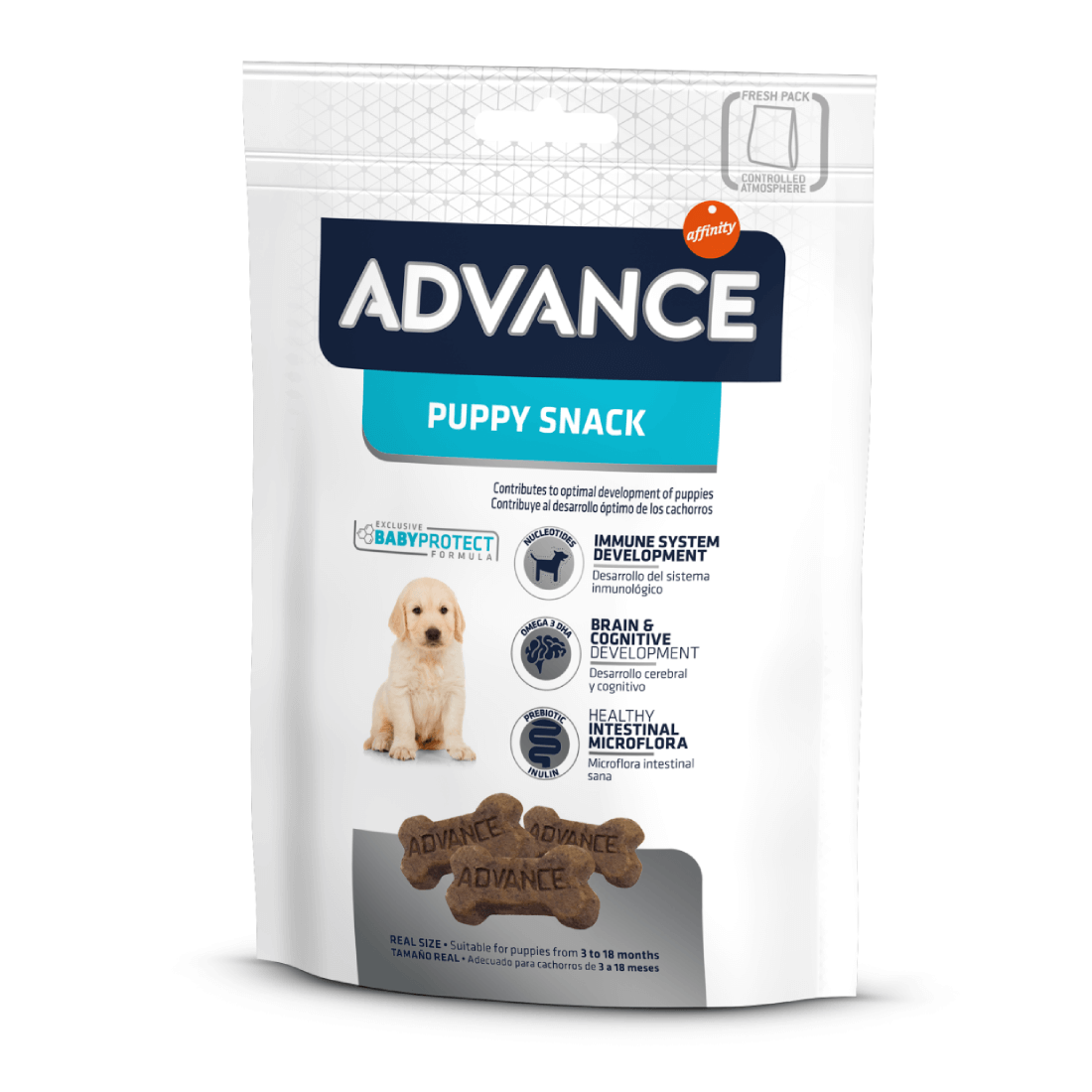 Recompensa pentru caini Advance Dog Puppy Snack 150 gr