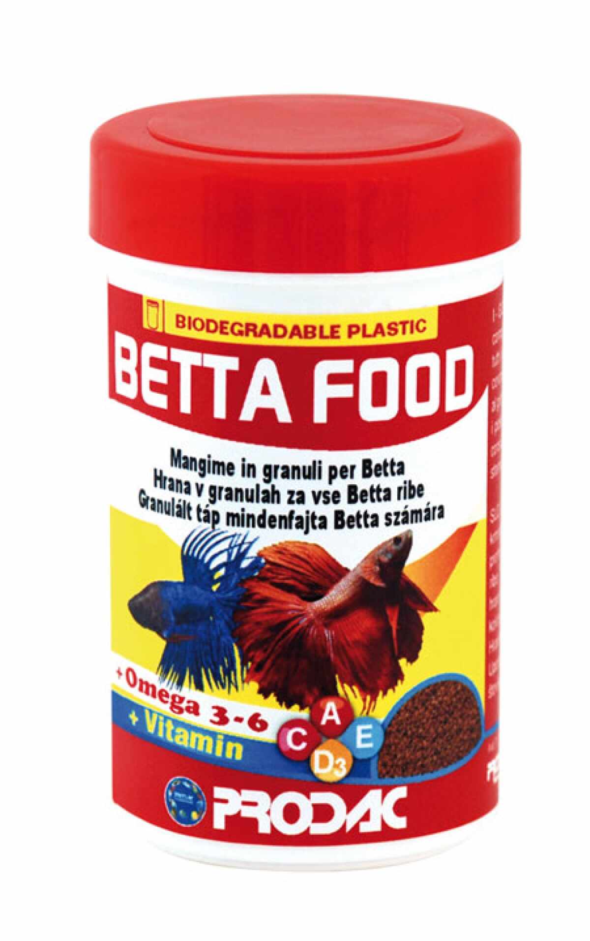 Hrana pentru pesti Betta Food Prodac 100ml/30g