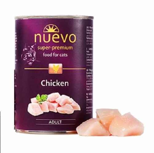 Hrana umeda pentru pisici Nuevo Pui 400 g