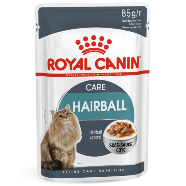 Hrana umeda pentru pisici Royal Canin Hairball Care Pouch 85g