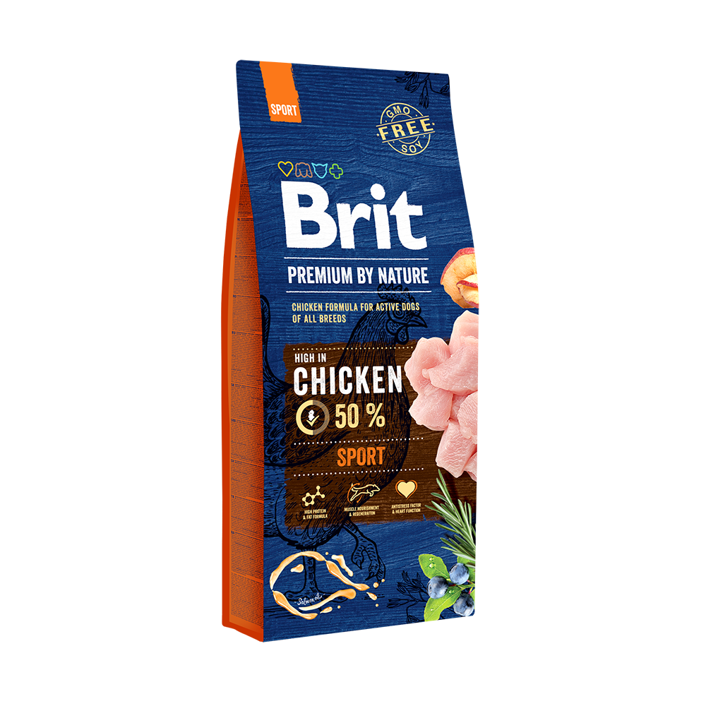 Hrana uscata pentru caini Brit Premium by Nature Sport 3 Kg