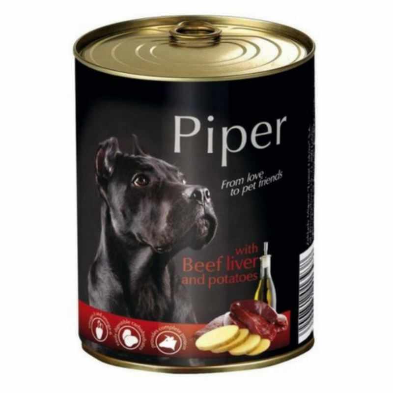 Piper Adult Dog, Cu Ficat De Vita Si Cartofi, 400 g