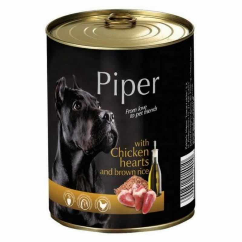 Piper Adult Dog, Cu Inimi De Pui Si Orez Brun, 400 g