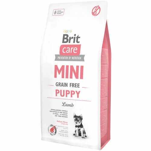 Hrana uscata pentru caini Brit Care Grain Free Mini Puppy Miel 2 Kg