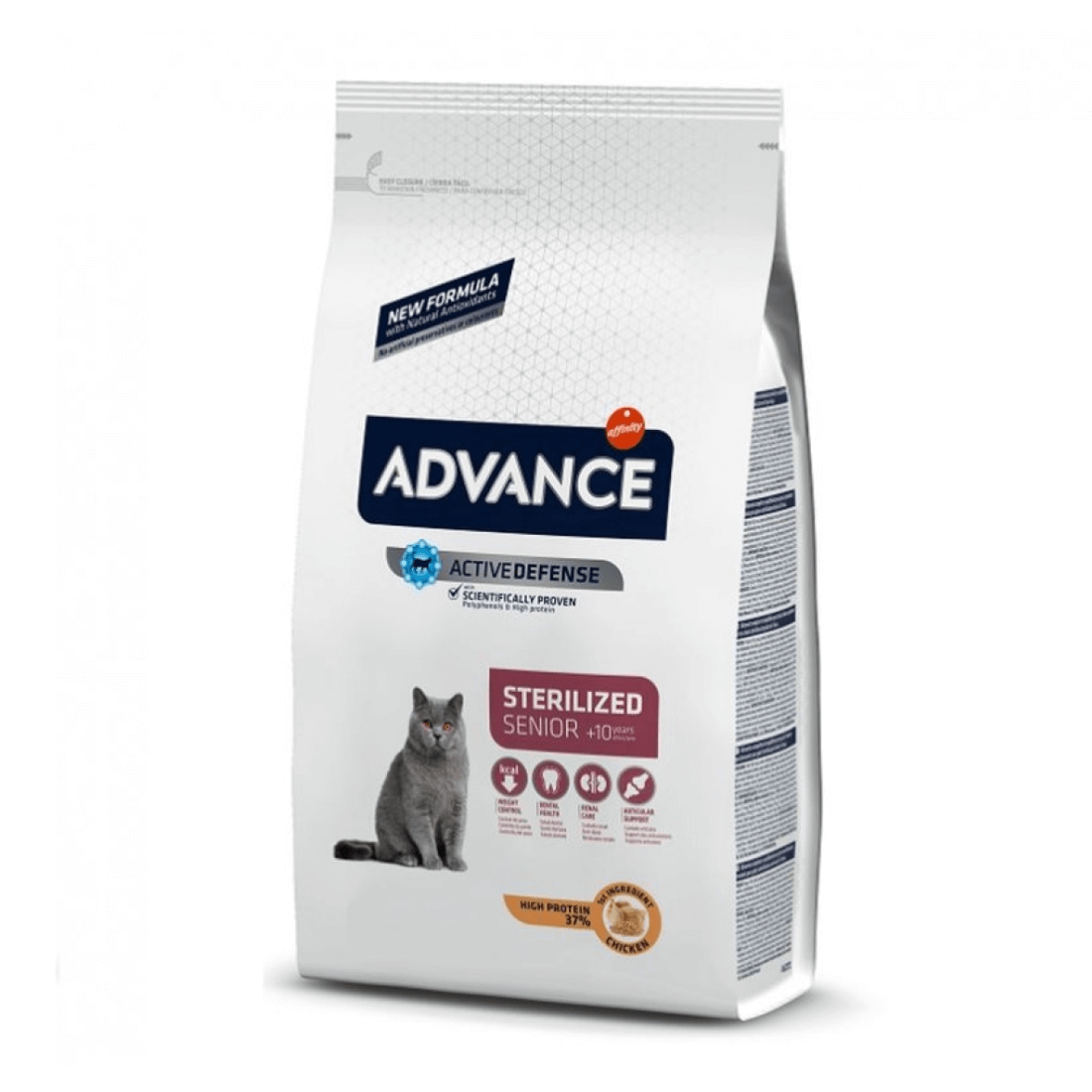 Hrana uscata pentru pisici Advance Sterilised +10 ani 1.5 kg