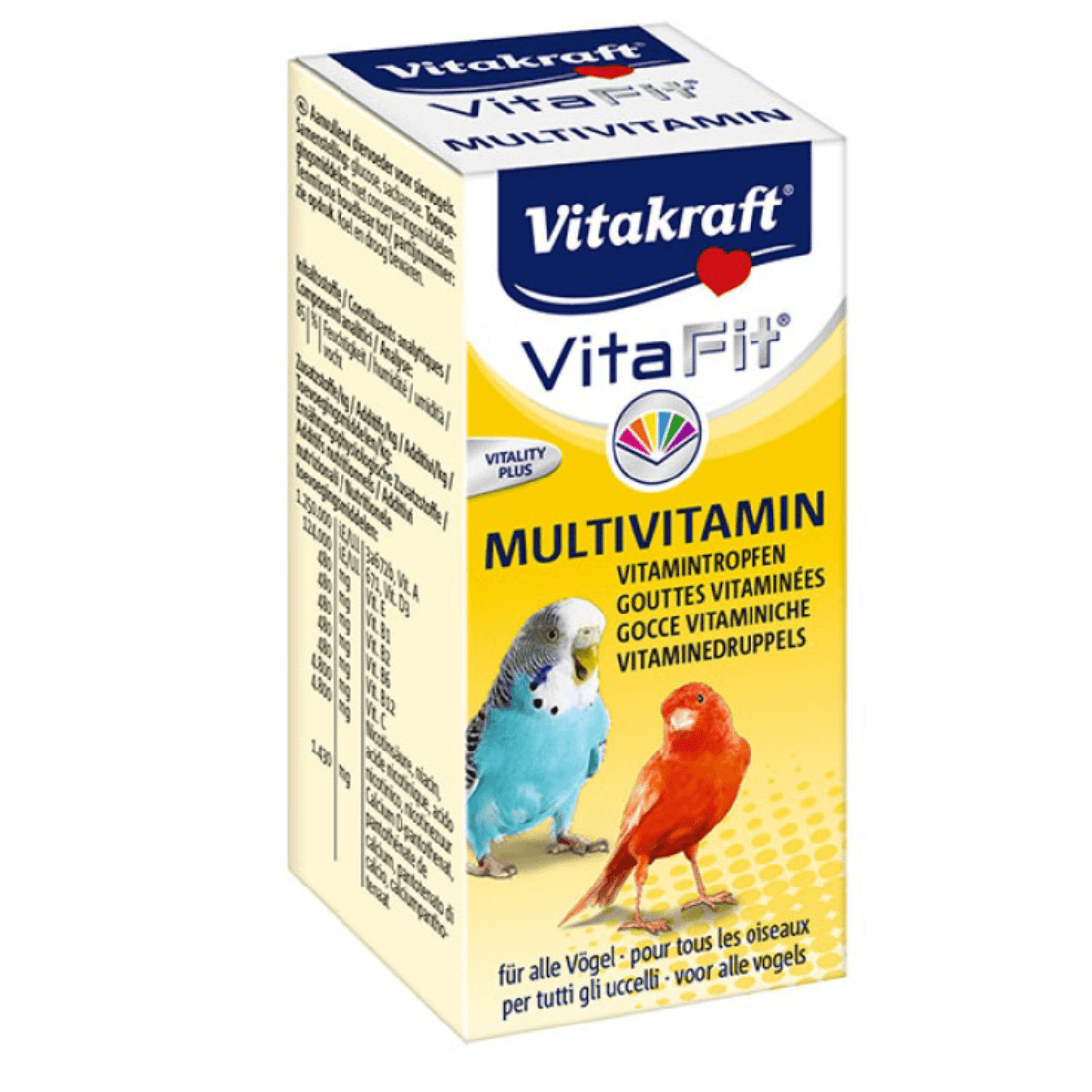 Vitamine pentru pasari exotice Vitakraft Vitafit Multivitamin 10 ml
