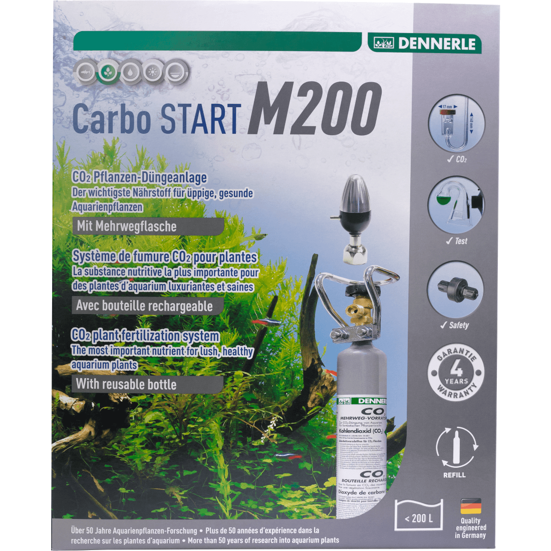 Fertilizant pentru plante Dennerle CO2 Rezerva 160 Primus