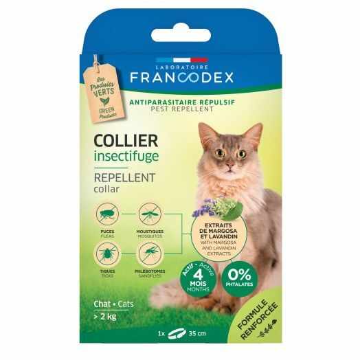 Francodex, Zgarda Antiparazitara Cat, >2 kg