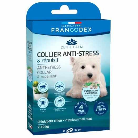 Francodex, Zgarda Antistres Repulsiva Dog Mini/ Puppy, 2-10 kg