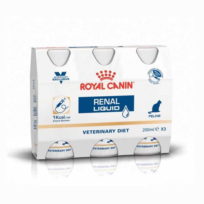 Royal Canin Renal Recovery Cat Liquid, 3 x 0.2L