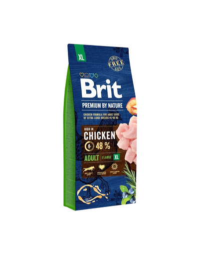 BRIT Premium By Nature Adult Extra Large XL Hrana uscata pentru caini adulti de talie foarte mare 15 kg