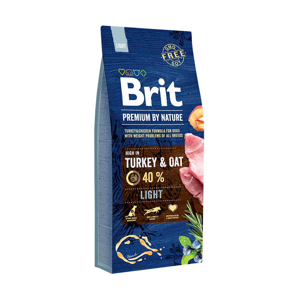 Hrana uscata pentru caini Brit Premium by Nature Light 15 Kg
