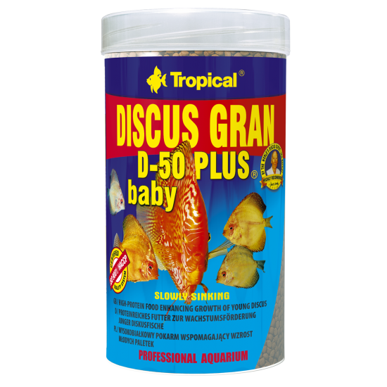 Discus Gran D-50 PLUS Baby, Tropical Fish, 250 ml/ 130 g