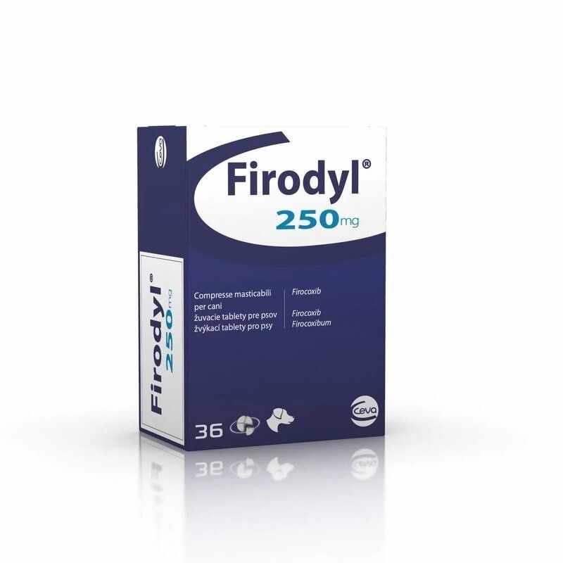 Firodyl 250 mg, 36 comprimate masticabile pentru caini