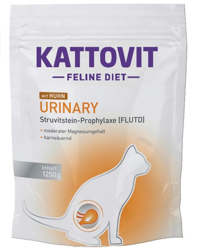 KATTOVIT Feline Diet Urinary Chicken hrana uscata dietetica pentru pisici cu afectiuni urinare, cu pui 1,25 kg