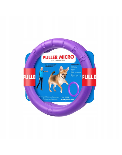 PULLER Micro Fitness Ring pentru caini de talie mica,13 cm, 2 buc.
